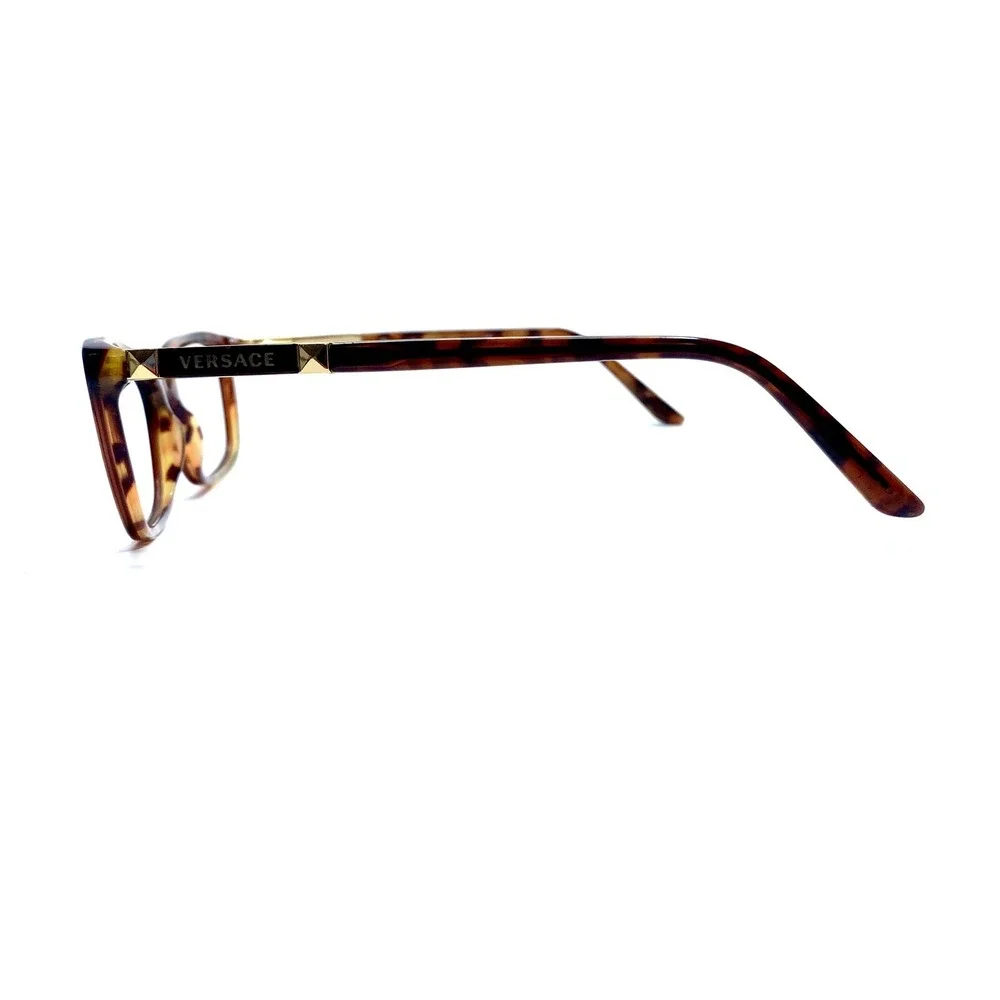 Versace Brown Tortoise Gold Cat Eye Glasses MOD 3186 5077 54 16 140